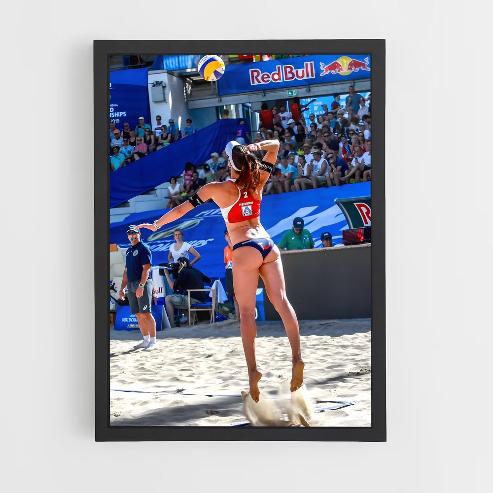 Poster Beach Blitz – affiche Beach-volley (vue 2)